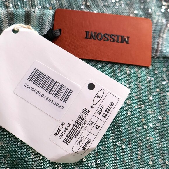 Missoni Woman Cardigan Blue - Picture 6 of 8